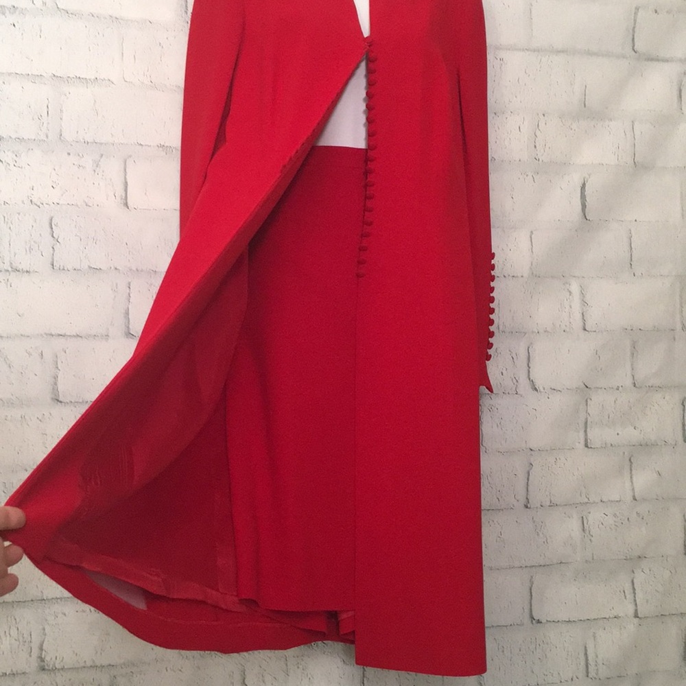 Gorgeous Red Rena Lange Long line suit - Picture 2 of 11